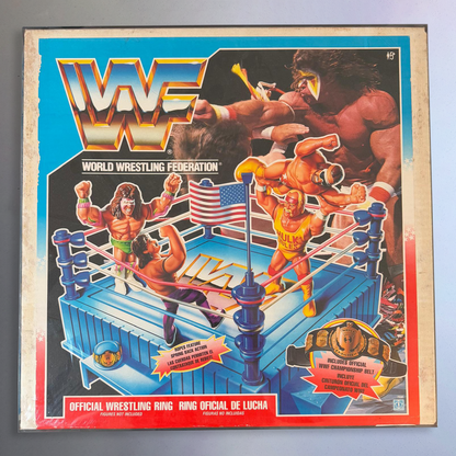 HASBRO WWF RING 1991 OFFICIAL WRESTLING RING