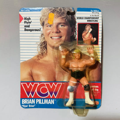 RARE WCW Brian Pillman figure Galoob MOC 1990 UNOPENED NEW